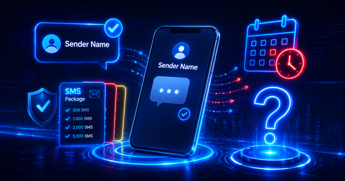 Sender Name หมดอายุตามแพ็กเกจ SMS หรือไม่?